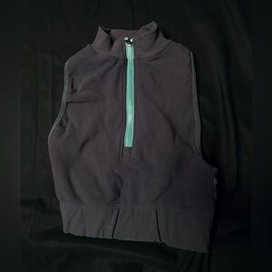 Seamless Zip Sports Bra